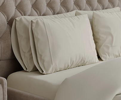 Premium white hotel linen